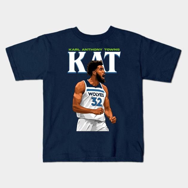 KAT Kids T-Shirt by origin illustrations